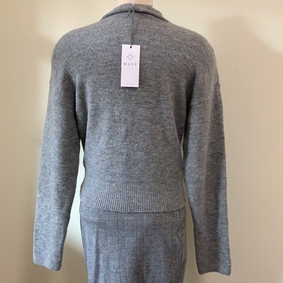 NWT Wayf gray women’s sweater size S - Picture 5 of 8